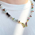 Collier Pierres Quartz Multicolore "Butterfly" - Vignette | Lithothérapie Naturelle