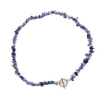 Collier Pierres Sodalite "Élégance" - Vignette | Lithothérapie Naturelle