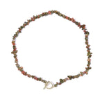 Collier Pierres Unakite "Élégance" - Vignette | Lithothérapie Naturelle