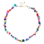 Collier "Éclats" Turquoise Multicolore - Vignette | Lithothérapie Naturelle
