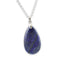 pendentif en pierre de lapis-lazuli "Goutte d'eau", cadeau de lithothérapie homme ou femme
