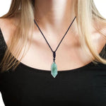 Pendentif Prisme de Jade Vert - Vignette | Lithothérapie Naturelle