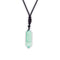 pendentif prisme de jade vert, cadeaude lithothérapie