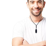 Pendentif Prisme d'Obsidienne Noire - Vignette | Lithothérapie Naturelle