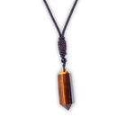 Pendentif Prisme d'Oeil de Tigre - Vignette | Lithothérapie Naturelle