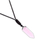 Pendentif Prisme de Quartz Rose - Vignette | Lithothérapie Naturelle