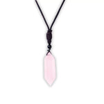 Pendentif Prisme de Quartz Rose - Vignette | Lithothérapie Naturelle
