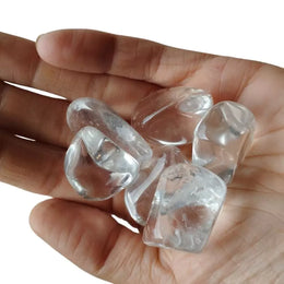 pierres roulées en cristal de roche, cadeau de lithothérapie homme