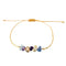 Bracelet Brésilien "Chic" Fluorite Ajustable