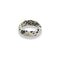 Bague anneau Pierre Jaspe dalmatien "Zuzu", cadeau de lithothérapie pour femme, homme et ados