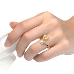 Bague Pierre Citrine "Mystic" - Vignette | Lithothérapie Naturelle