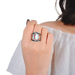 Bague Pierre de Lune "Royale" - Vignette | Lithothérapie Naturelle