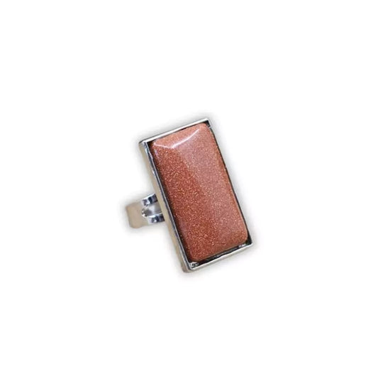 bague pierre de soleil "Angle", cadeau