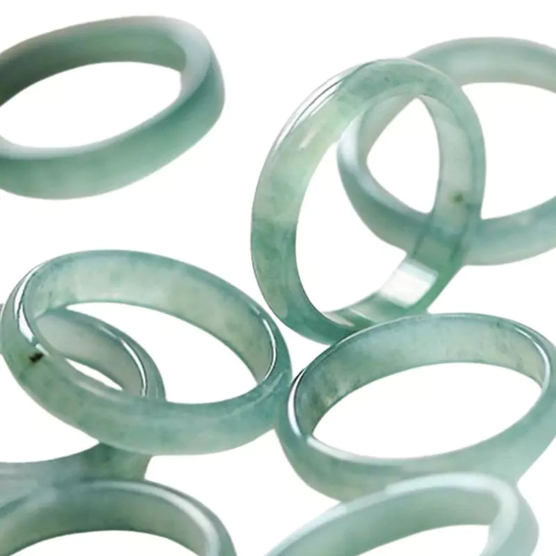 Bagues Pierre Jade "Masuka", cadeau de lithothérapie pour femme, homme et ados