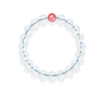 Bracelet Cristal Blanc et Quartz Fraise - Vignette | Lithothérapie Naturelle