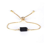 Bracelet Fin "Exquis" Tourmaline Ajustable - Vignette | Lithothérapie Naturelle