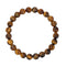 Bracelet Oeil de Tigre Boules 8 mm -19 cm, cadeau homme ou femme
