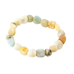 Bracelet "Pépites Sauvages" en pierres d'Amazonite, cadeau homme et femme