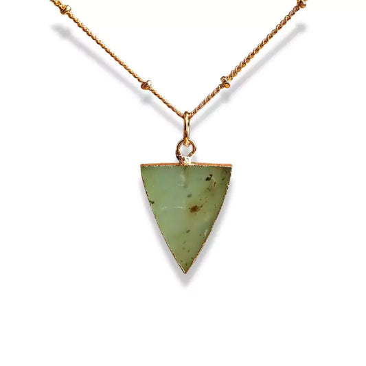 collier jade australien "coeur de terre", cadeau homme et femme 
