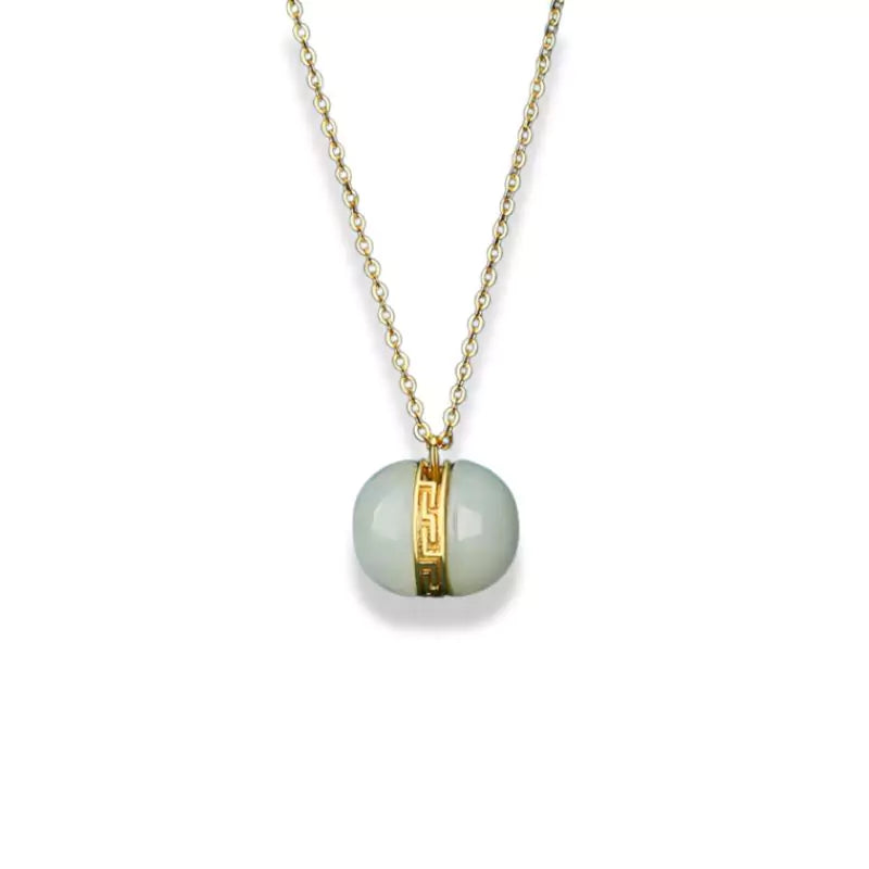 Collier Jade "Harmonie Impériale" or, cadeau femme