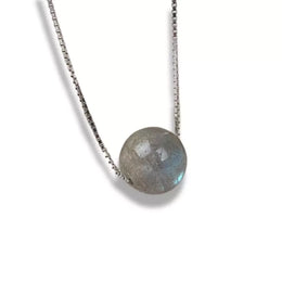 collier Lune de Labradorite, cadeau femme