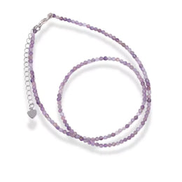  collier perles Améthyste "Secret" cadeau