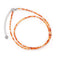 Collier Perles Cornaline "Secret", cadeau femme