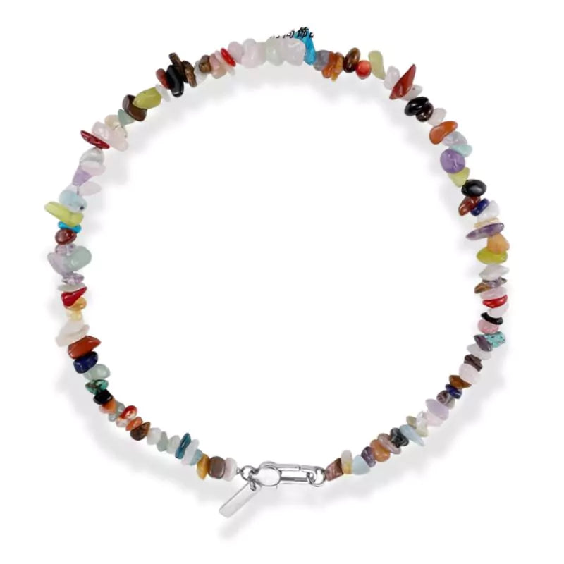 Collier Pierres Mix "Man", cadeau homme et ados