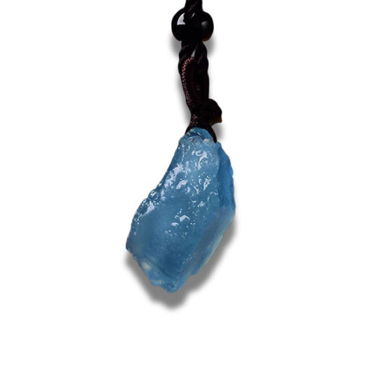 Pendentif Aigue-marine "Brut"