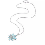 Pendentif Larimar "Fleur d’Onde" - Vignette | Lithothérapie Naturelle