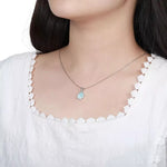 Pendentif Larimar "Onde Céleste" - Vignette | Lithothérapie Naturelle