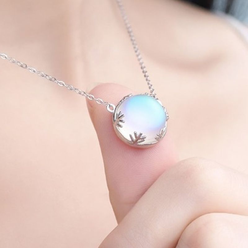 Pendentif pierre de lune "moon", cadeau femme