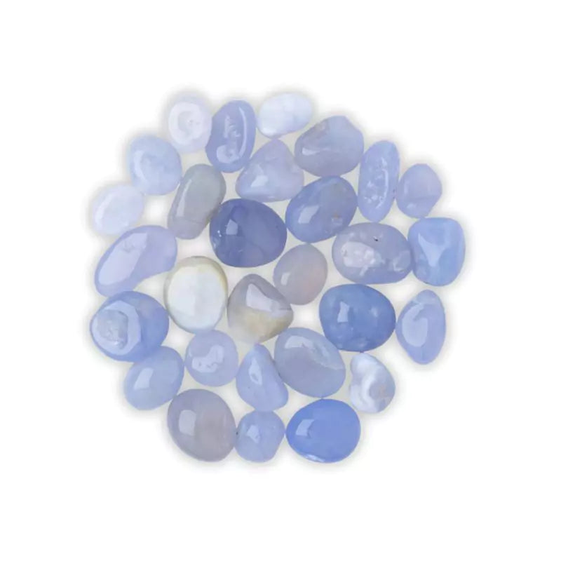 Perres roulées Calcédoine, cadeau lithothérapie 